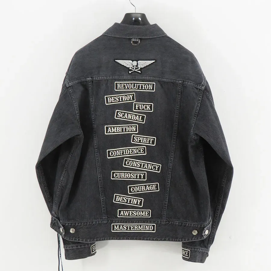 Patched Denim Jacket