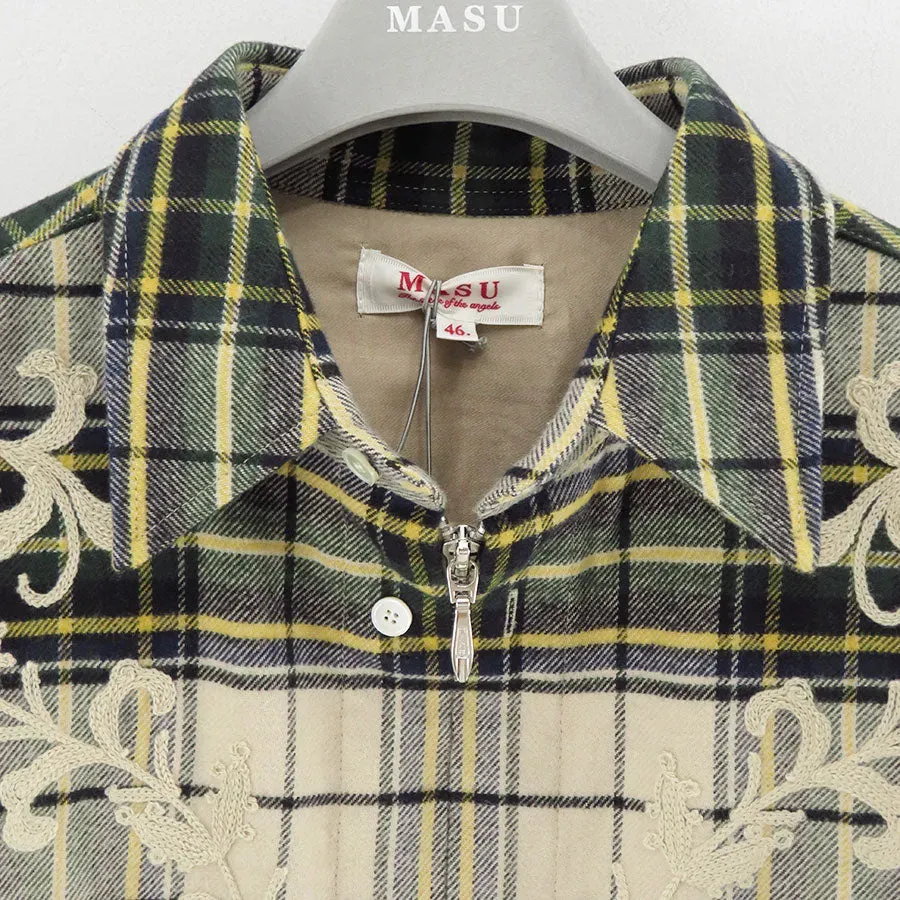 Rodeo Zip-Up Plaid Shirt