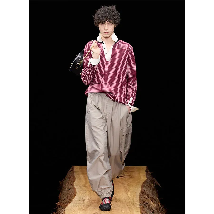 Opposite Stripe Pullover Shirt