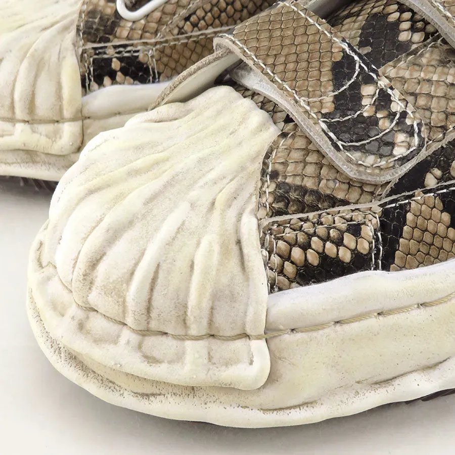 Og Sole Printed Python Leather Low-Top Sneaker Blakey