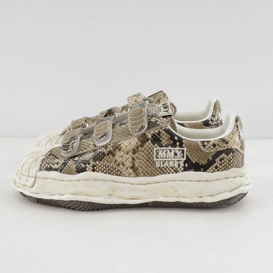 Og Sole Printed Python Leather Low-Top Sneaker Blakey