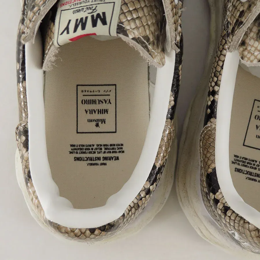Og Sole Printed Python Leather Low-Top Sneaker Blakey