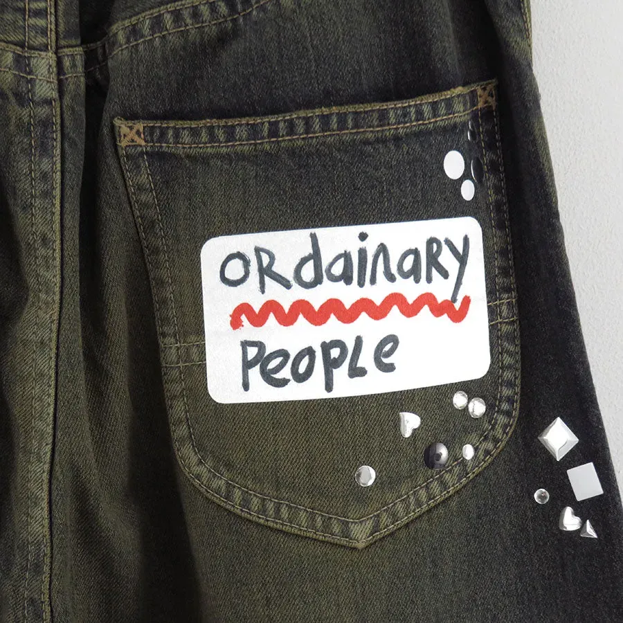 Denim Jeans W Sticker