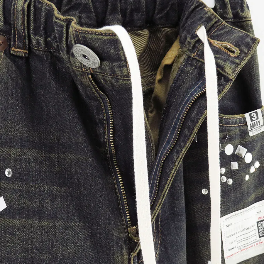 Denim Jeans W Sticker