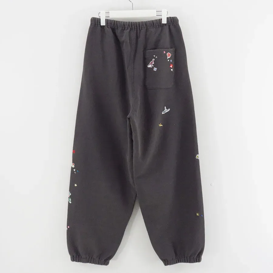 Kids Sticker Printed Sweat Pants