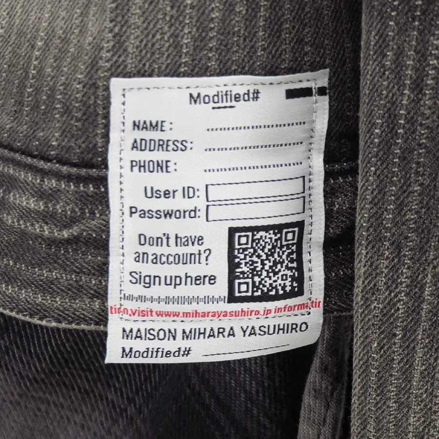 Check Shirt Layered Denim Jacket