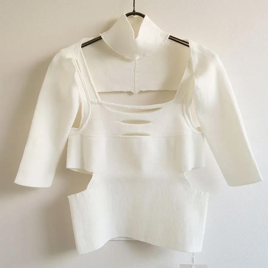 Highneck Sleeve Camisole