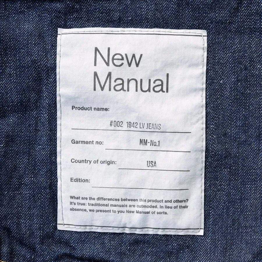 #002 1942 Lv Jeans One-Washed