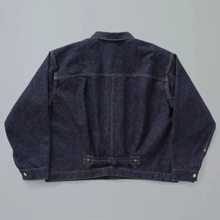 #023 Lv T-Back Denim Jacket Bleach One-Washed