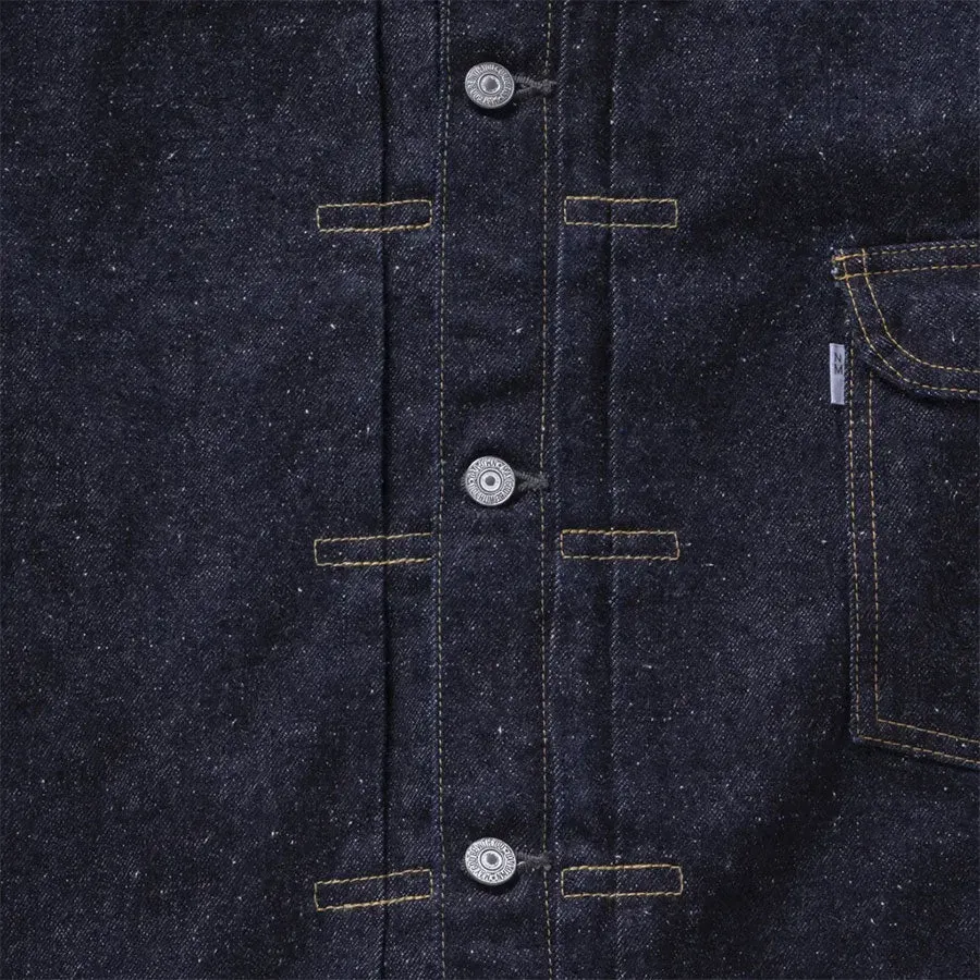 #023 Lv T-Back Denim Jacket Bleach One-Washed