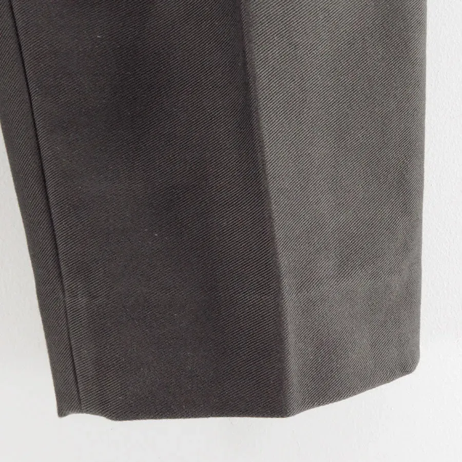 2-Tuck Wide Tapered Trousers