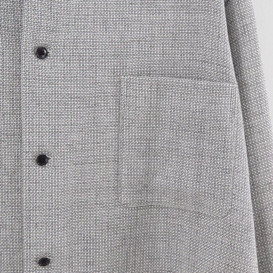 Minimum Shawl Collar Oversized Shirt