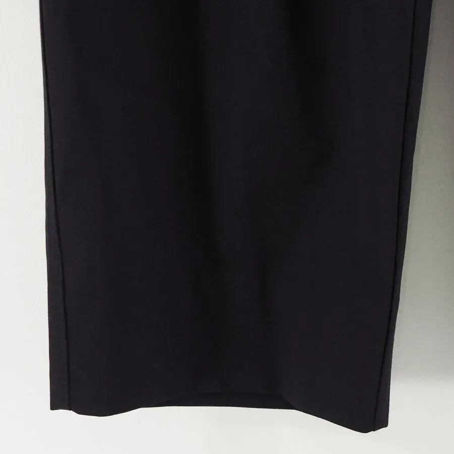 2-Tuck Draw Cord Wide Trousers