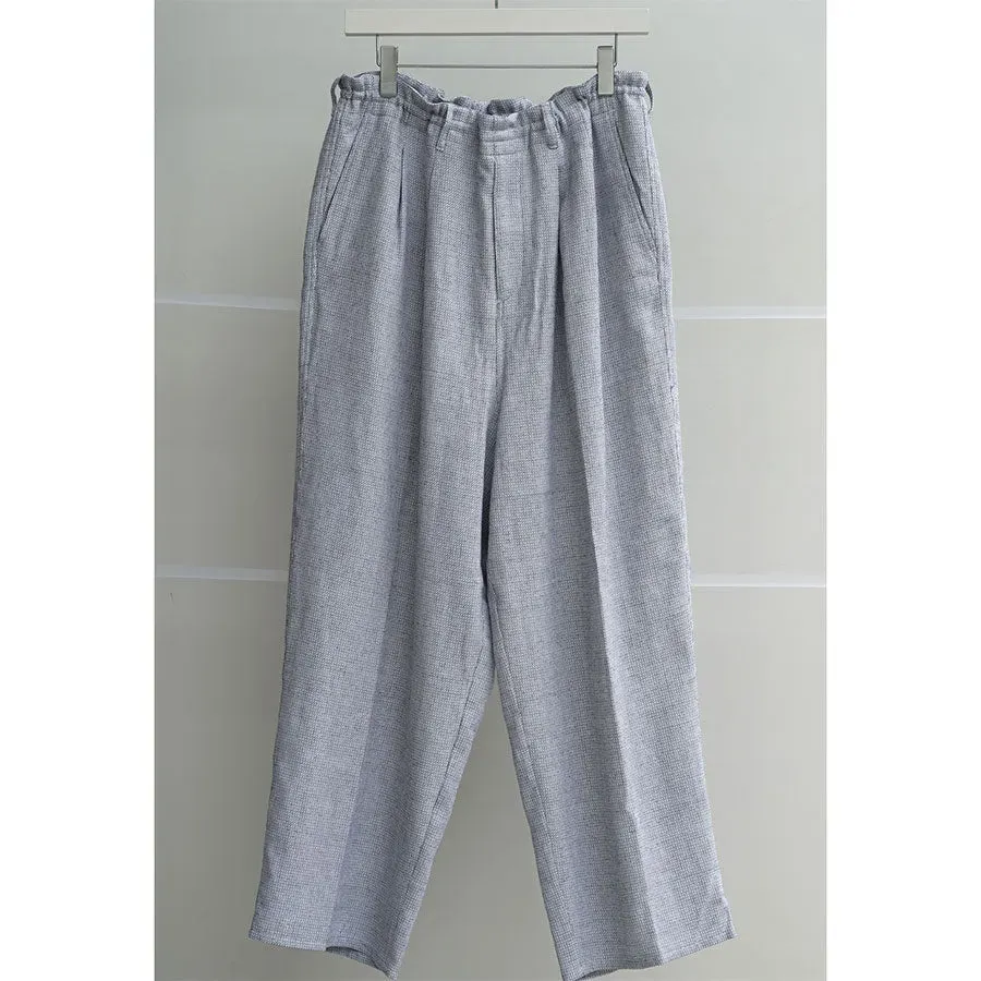 2-Tuck Draw Cord Wide Trousers