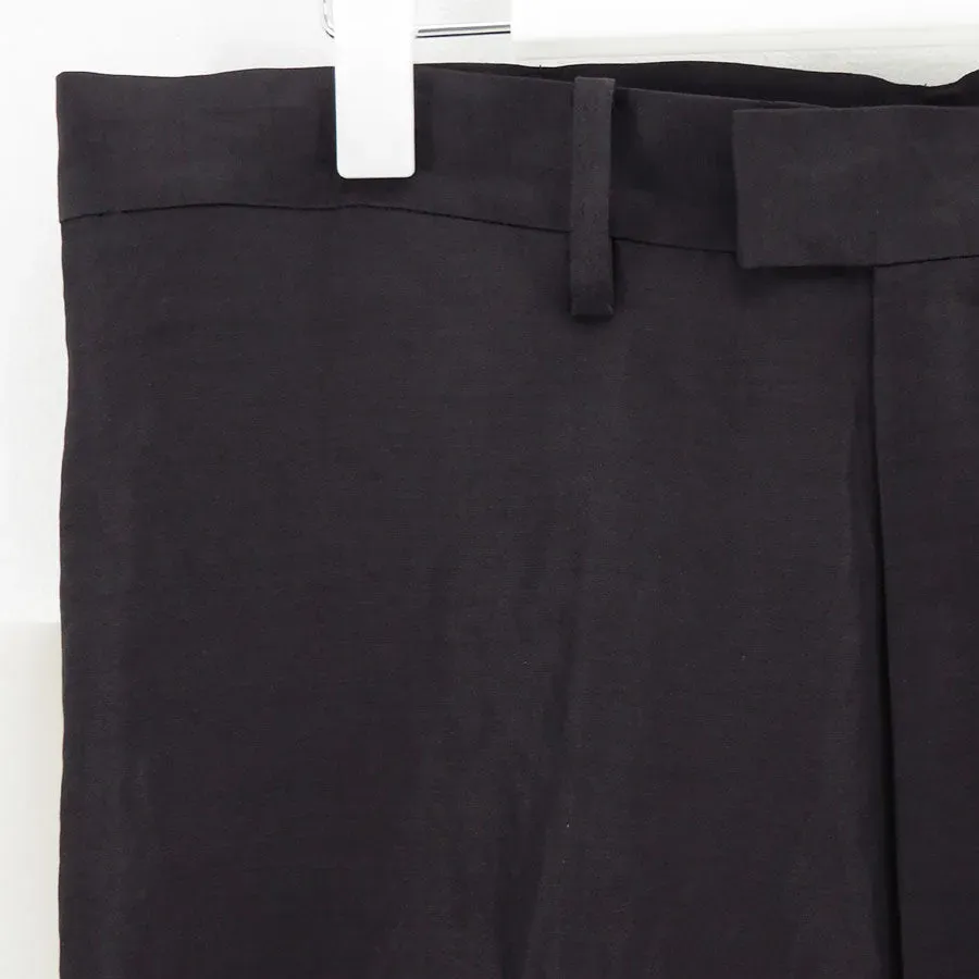 Draw Cord Wide Straight Trousers