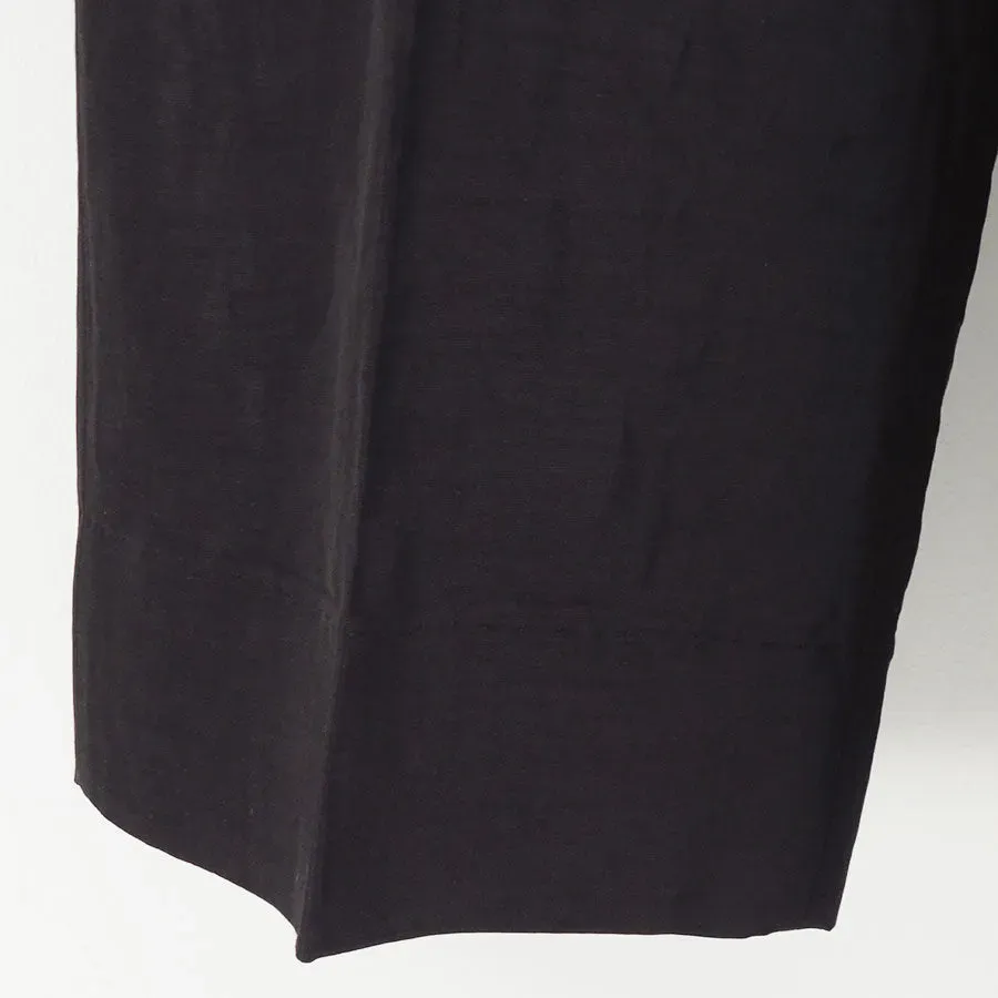 Draw Cord Wide Straight Trousers