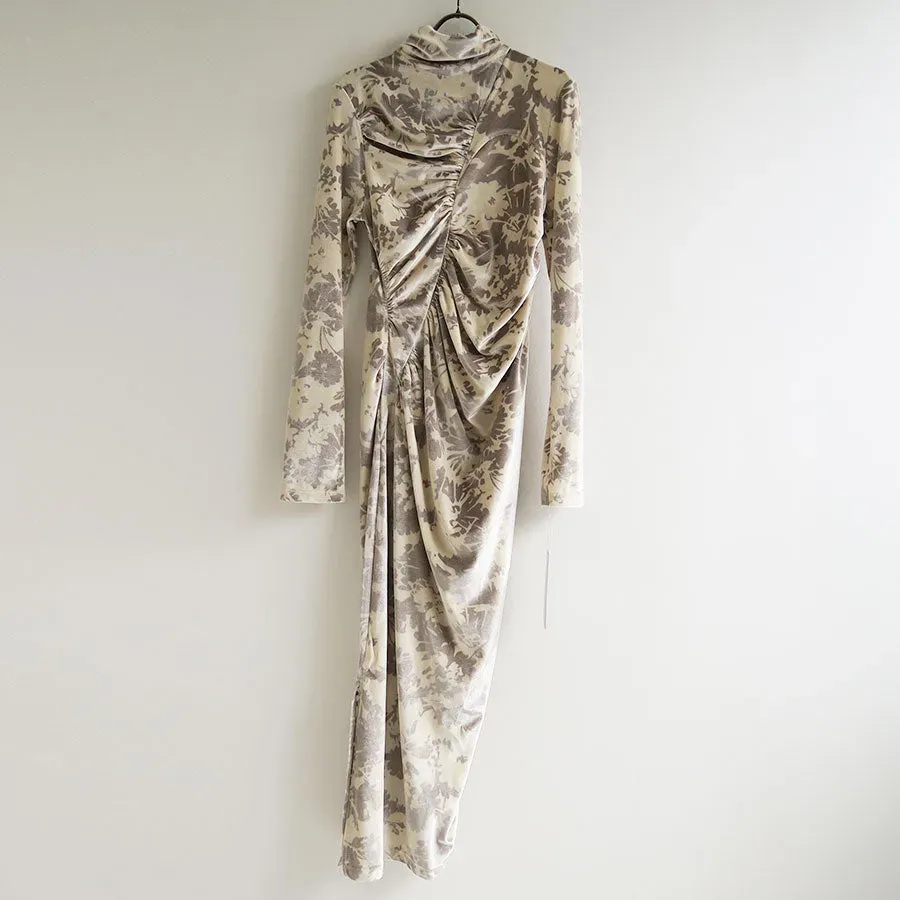 Asymmetric Jersey Dress