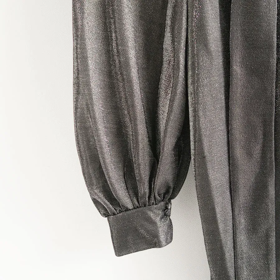 Bow Collar Minidress
