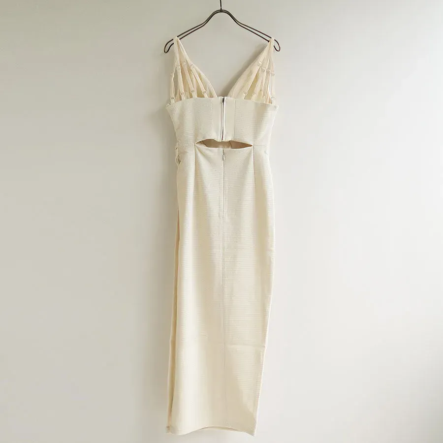 Draped Bustier Dress