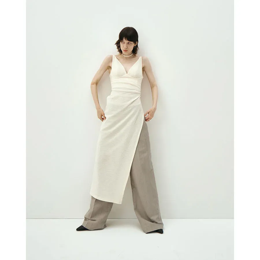 Draped Bustier Dress