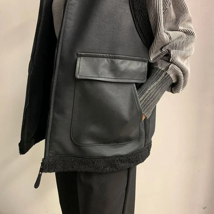 Reracs Mouton High Neck Vest