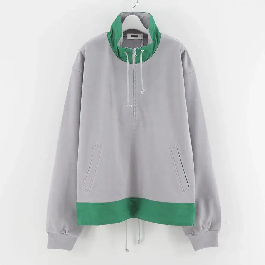 Stand Coller Half Zipp Sweat