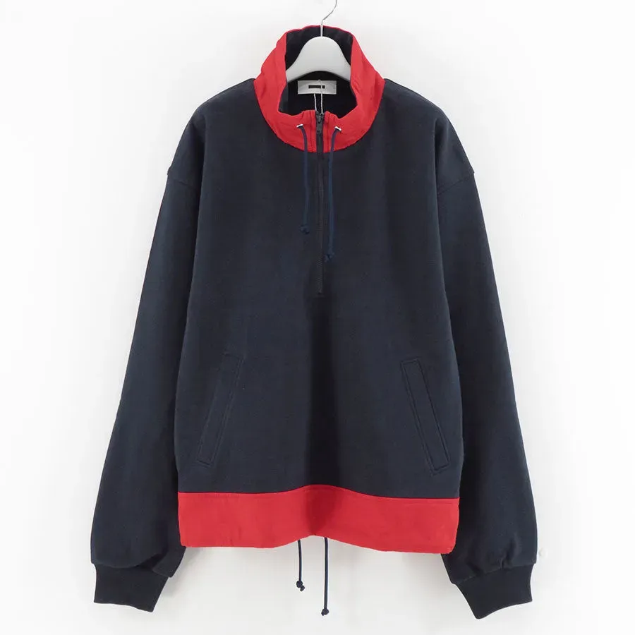 Stand Coller Half Zipp Sweat
