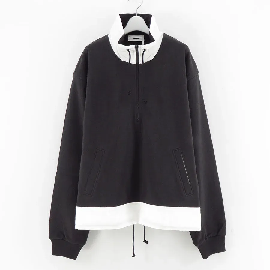 Stand Coller Half Zipp Sweat
