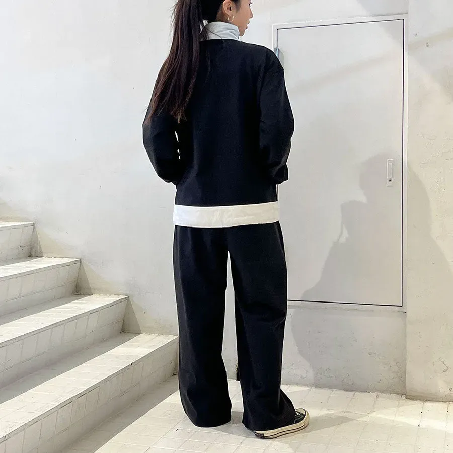Stand Coller Half Zipp Sweat