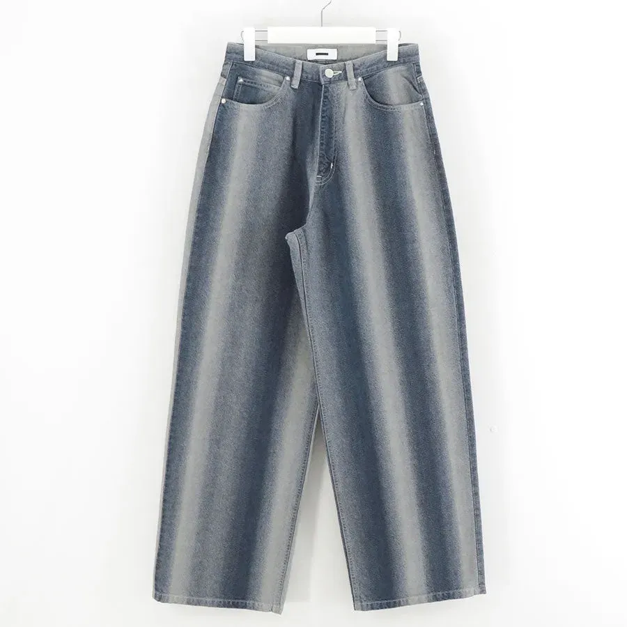 Gradation Denim Pants