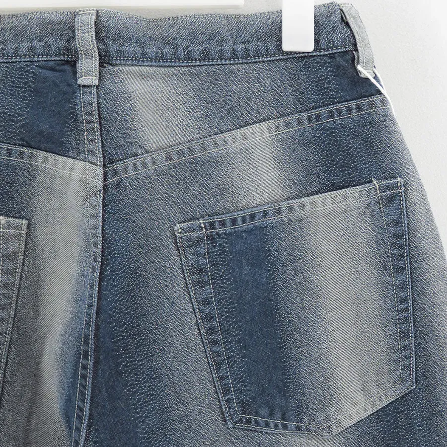 Gradation Denim Pants