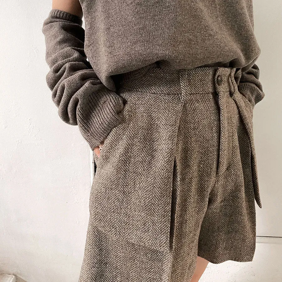 Herringbone Shorts