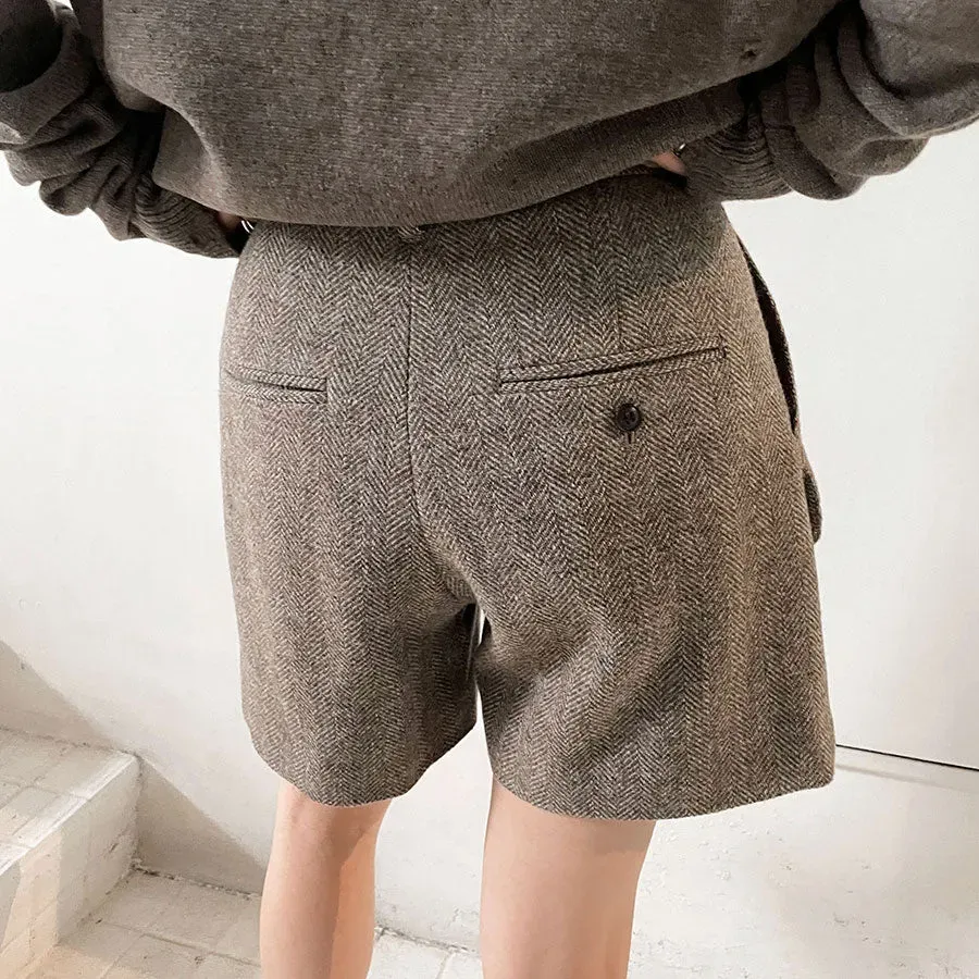 Herringbone Shorts
