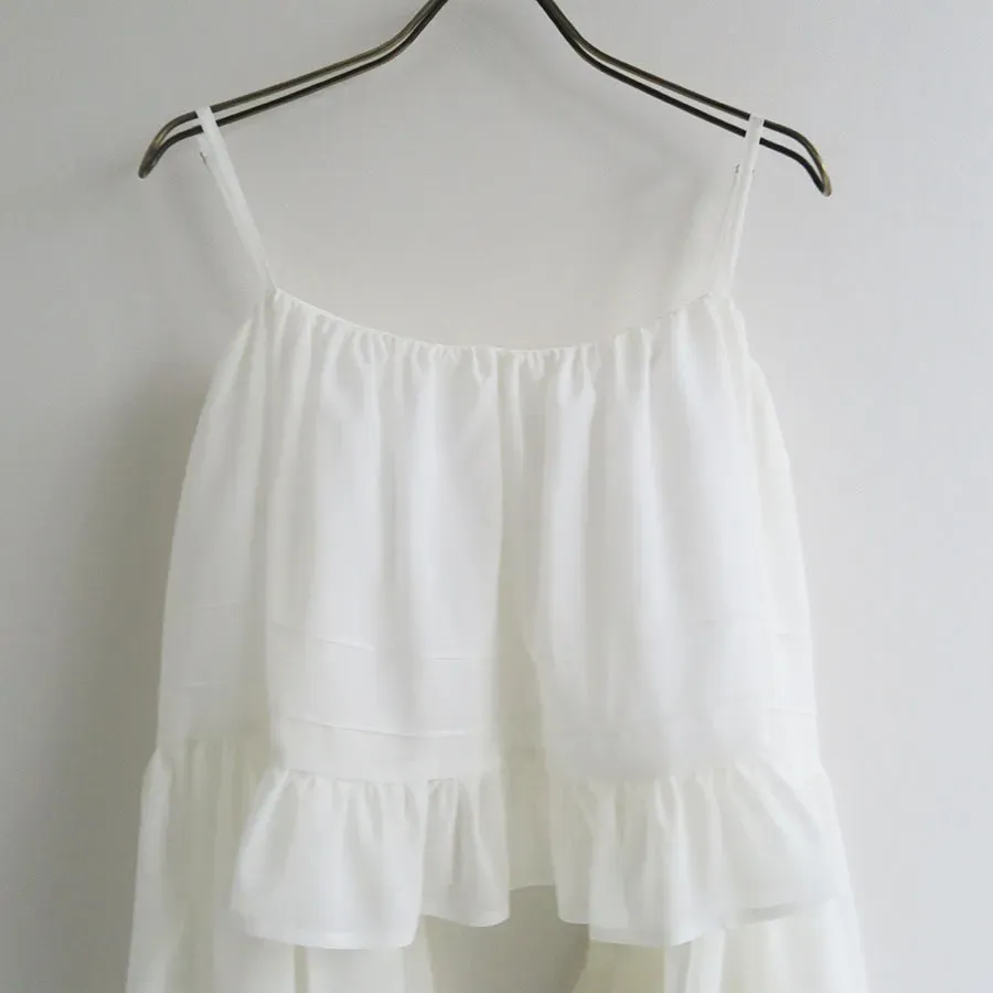 Cotton Voile Tiered Camisole