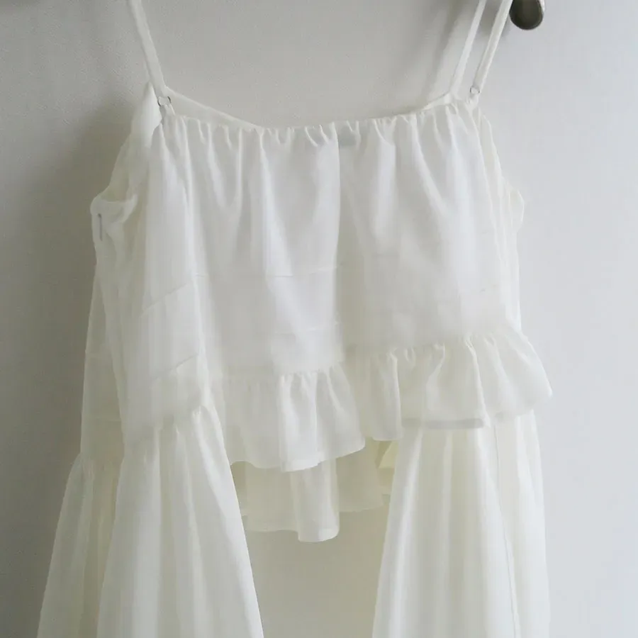 Cotton Voile Tiered Camisole