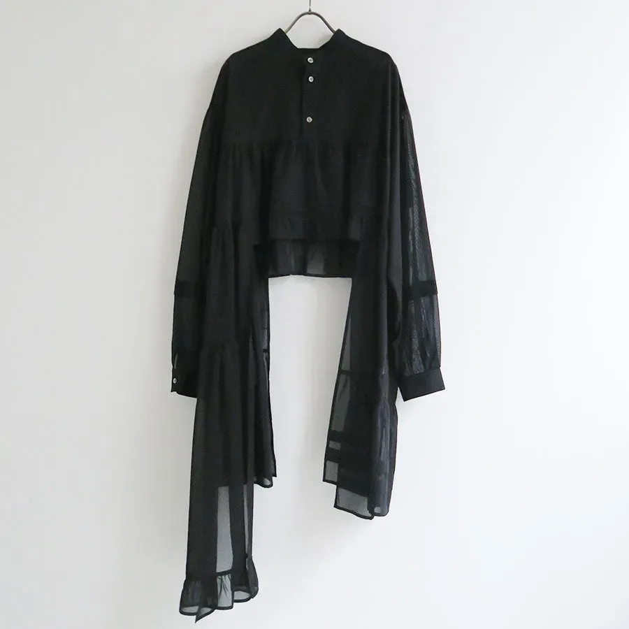Cotton Voile Tiered Dress