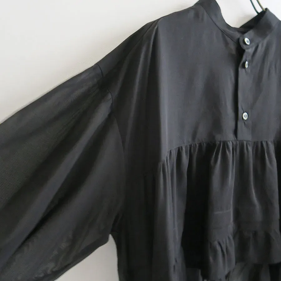 Cotton Voile Tiered Dress