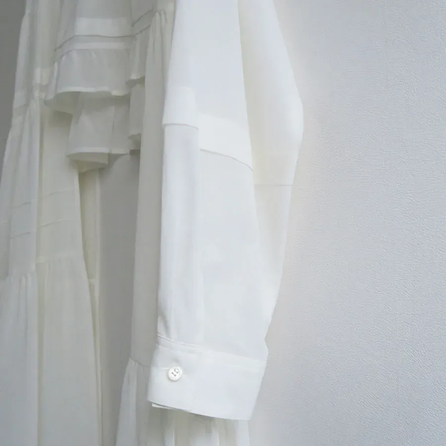 Cotton Voile Tiered Dress