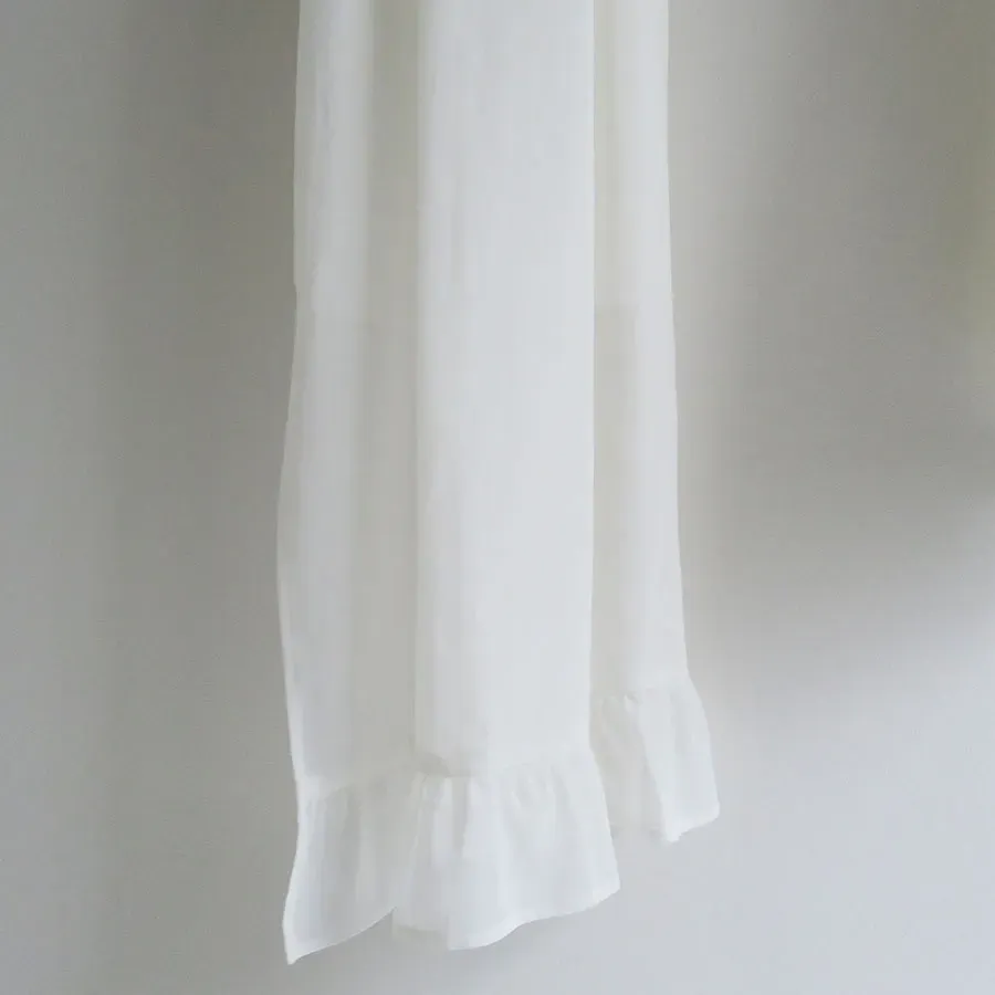 Cotton Voile Tiered Dress