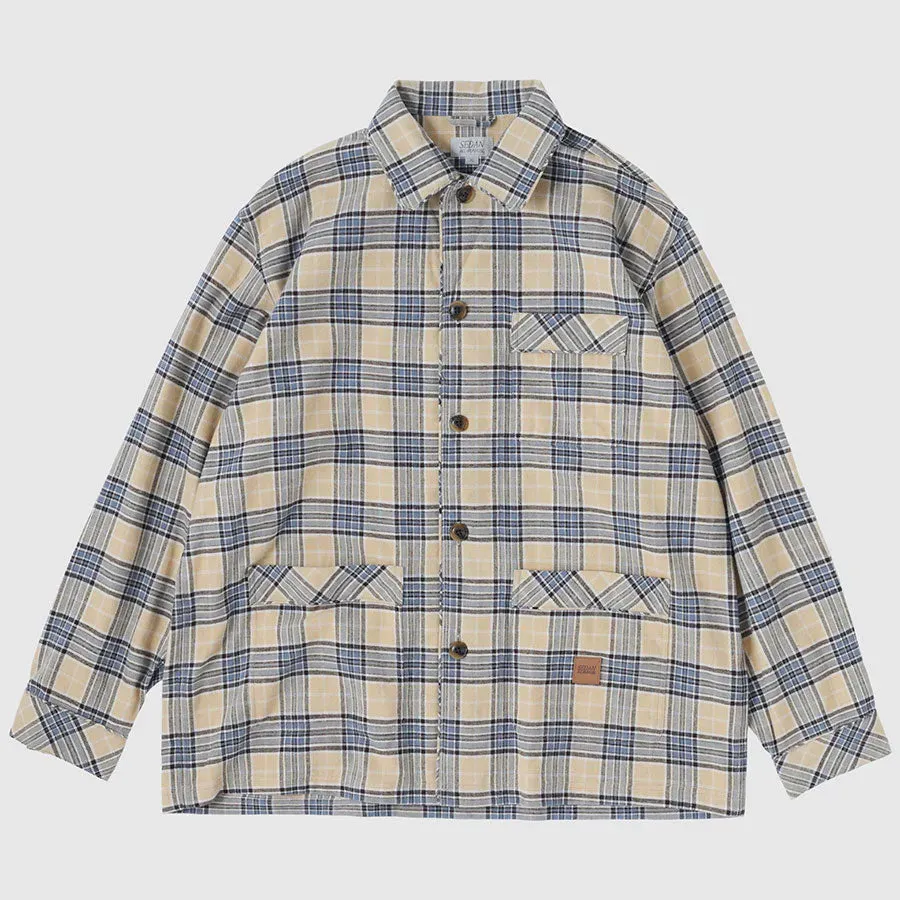 Plaid Sleeping Jacket