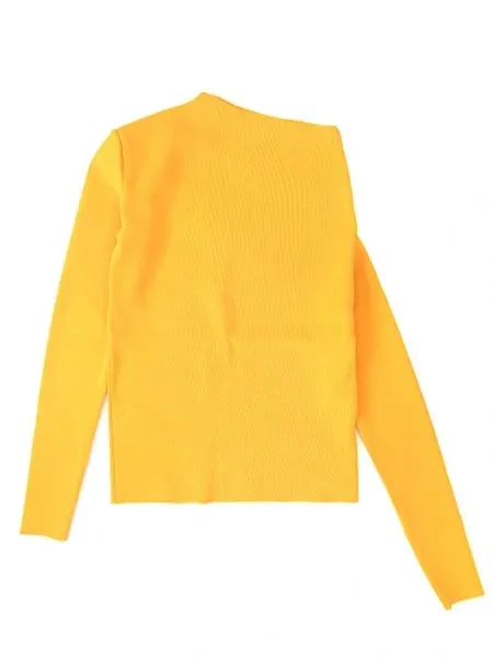 Asymmetry Sleeve Knit
