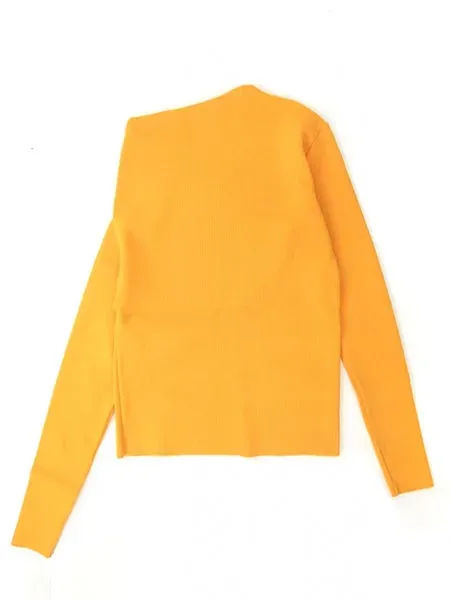 Asymmetry Sleeve Knit