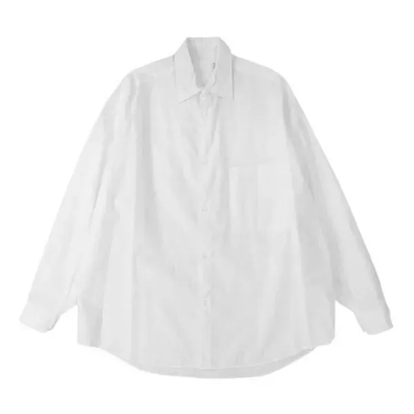 Broad Oversized L/S Regular Collar Shirt