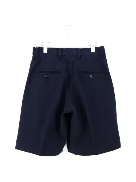 Wool Serge Tack Shorts