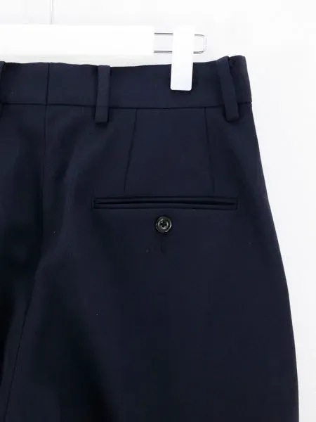 Wool Serge Tack Shorts