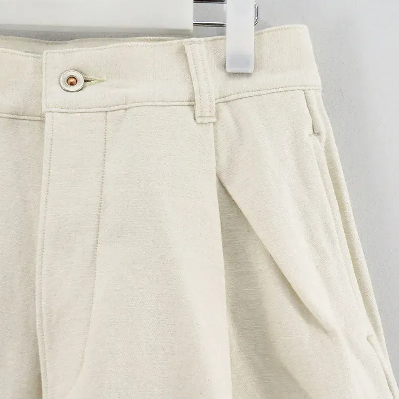 Hl Olive Denim Tuckshorts
