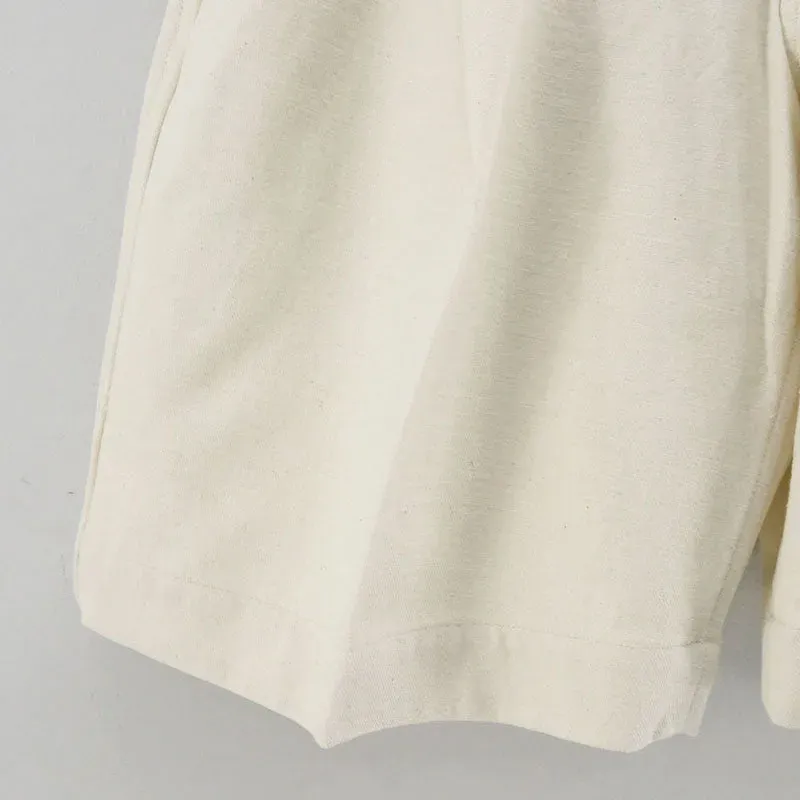 Hl Olive Denim Tuckshorts