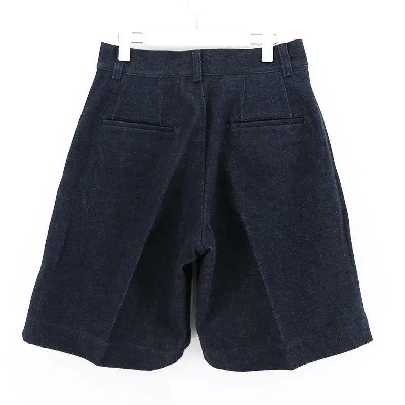 Hl Olive Denim Tuckshorts