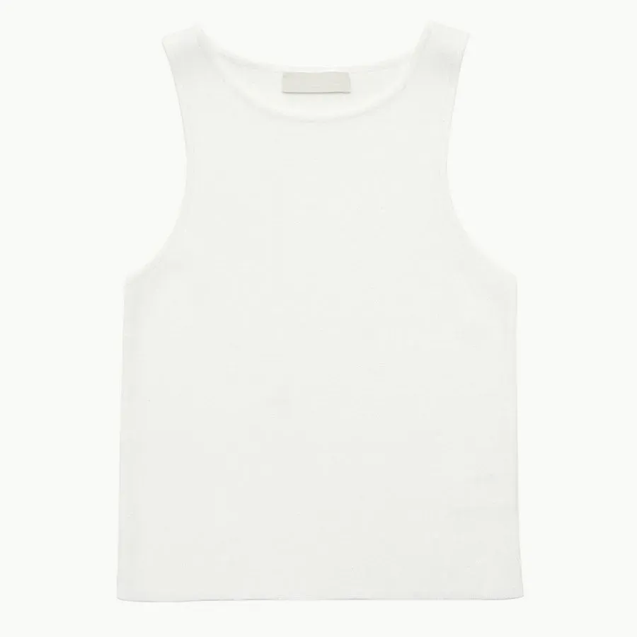 Cut-Out Sleeveless Top
