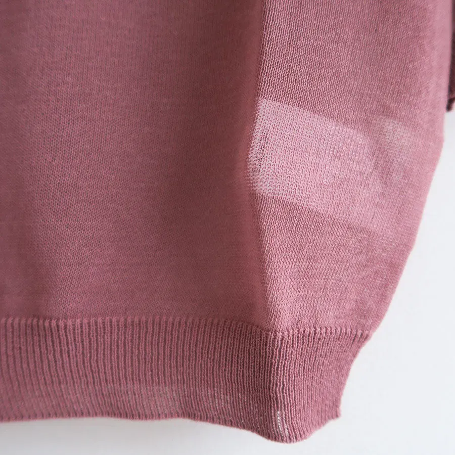 Sheer Cropped Knit